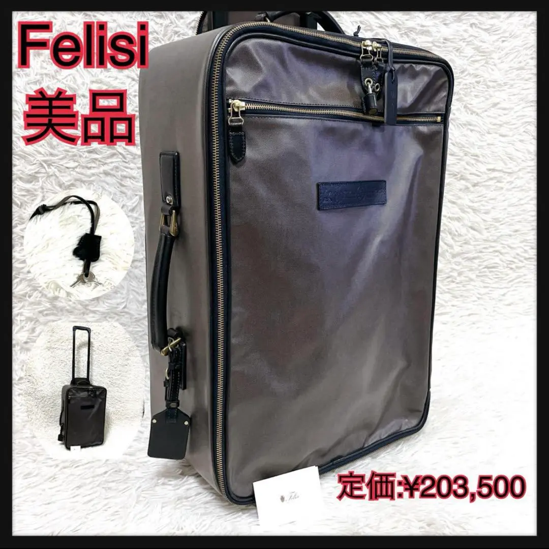 Felisi フェリージ レザー キャリーケース Felisi - felisi フェリージ キャリーバッグの通販 by nanashi's