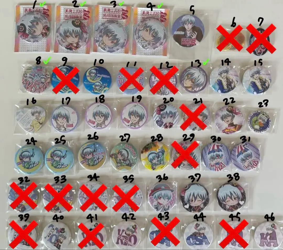 Thumbnail of VEPPer Tsukihiko Beppu, Hiko Beppu, Can Badges, Set of 31