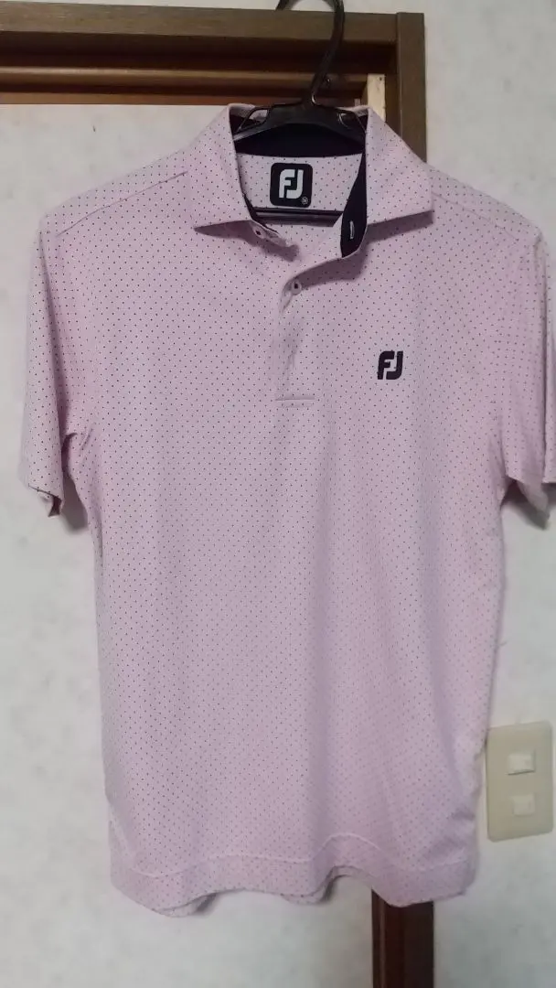 Thumbnail of FJ Pink Dot Pattern Polo Shirt