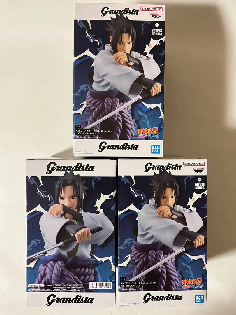 ナルト&サスケ　Grandista　Combination Battle　セット Banpresto -Naruto- Uchiha Sasuke & Uzumaki Naruto