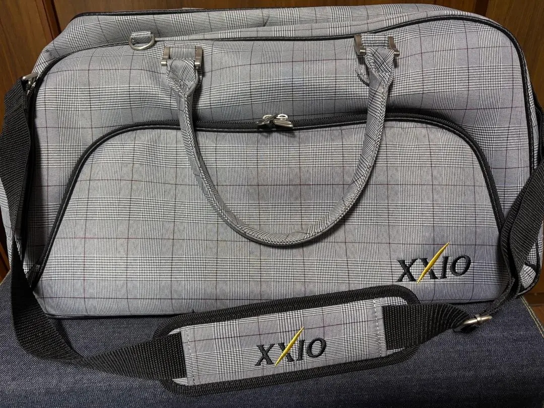【新品タグ付】ダンロップ XXIO 2WAY ボストンバッグ ストライプ WEB限定カラーあり】ロングハンドルボストンバッグ（4-0121-3-32