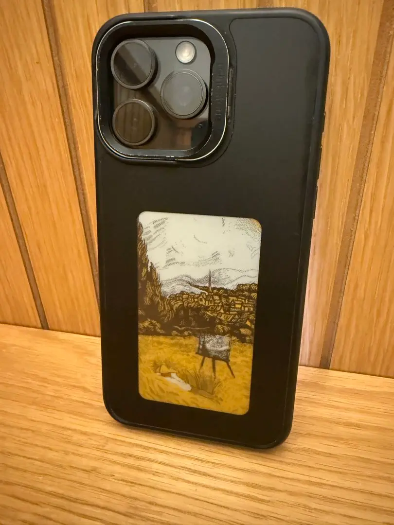 新品iPhone15Pro(黒)　reinkstone ReinkCaseC1③ Reink Case C1 (Reinkstone) E-ink Phone Case for iPhone 15