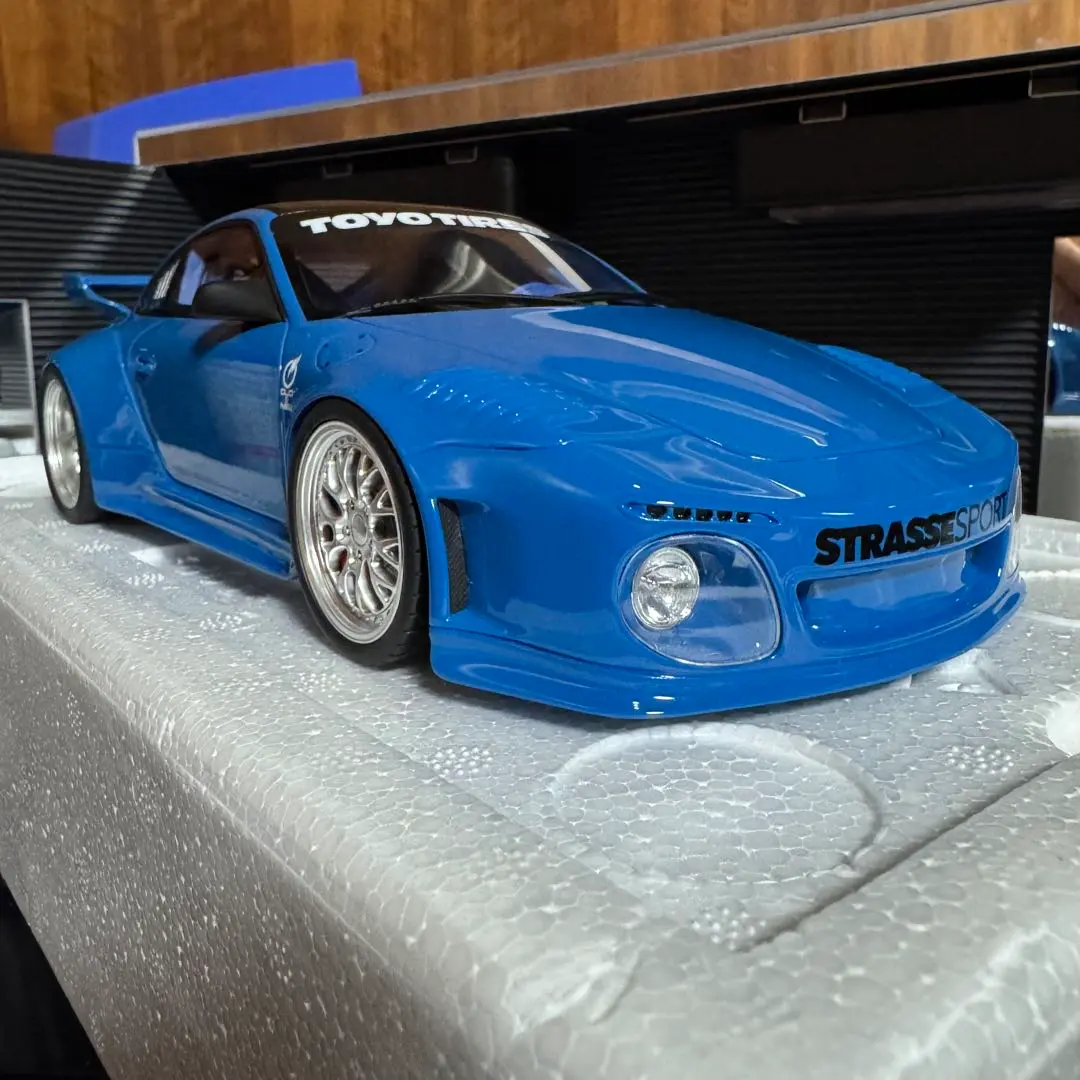 1/18 ポルシェ 911 ターボ S 993 ブラック GTスピリット Porsche