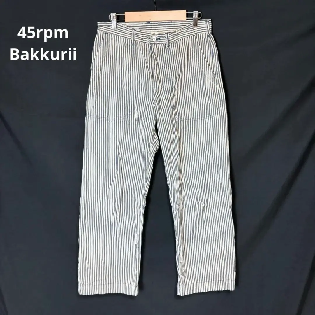 45rpm ジョッパーズ Bakkurii 45R 45rpm フォーティファイブアール Bakkurii コットンデニム