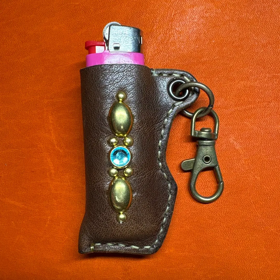 Thumbnail of Leather lighter case, made of genuine leather, schott HTC