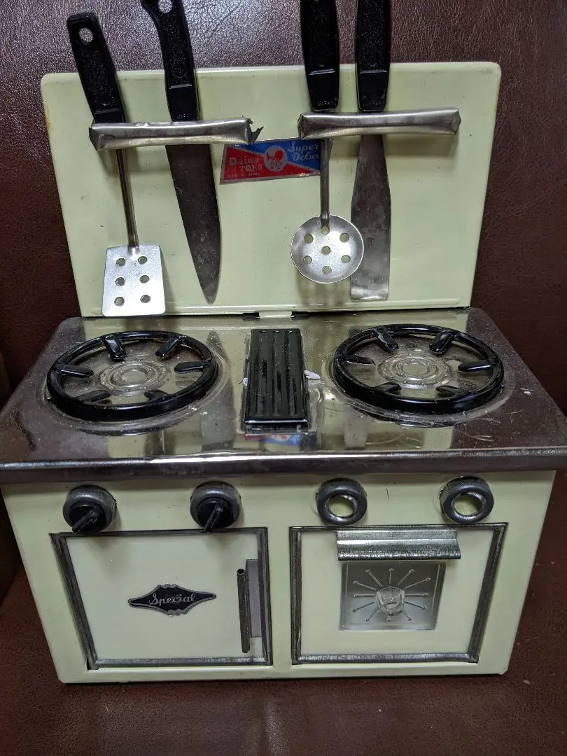 Thumbnail of Daiwa Toys Tin Kitchen Set (Inspection: Showa Retro, Pretend Play)
