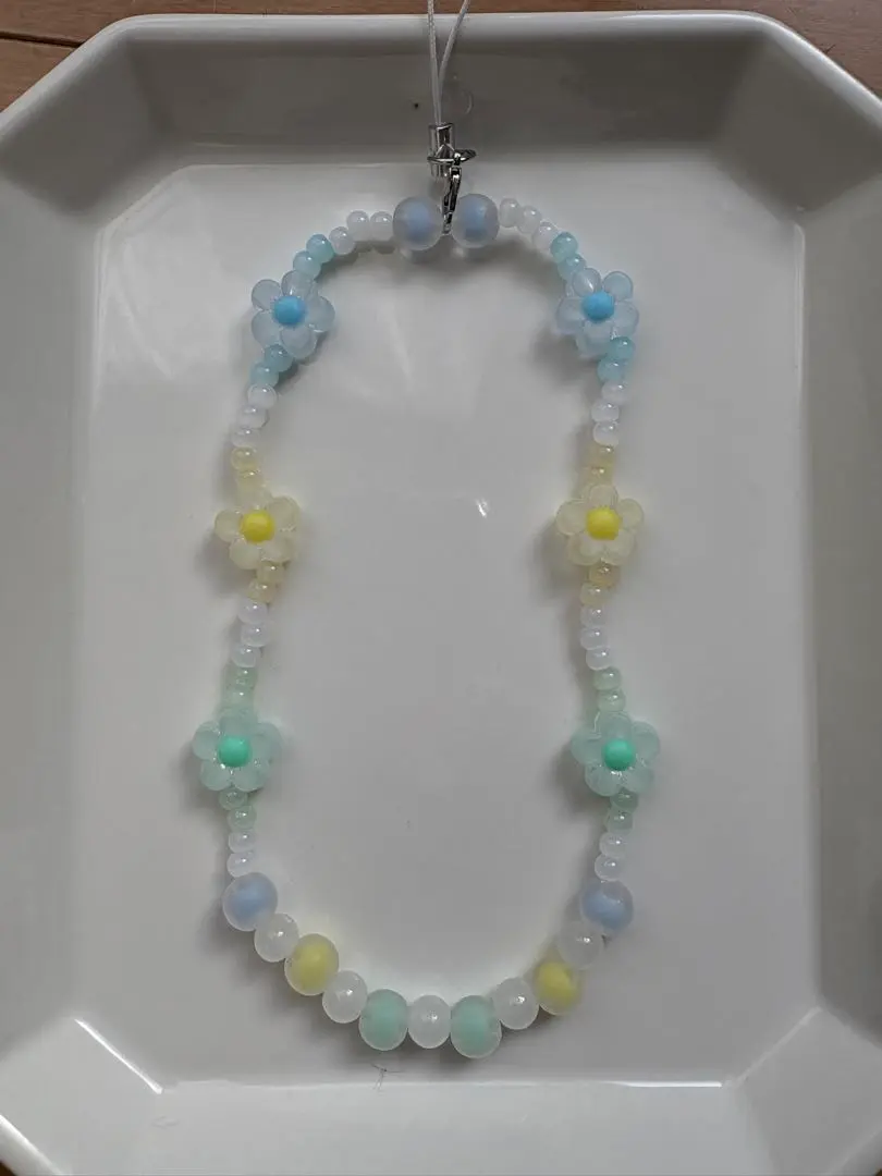 Thumbnail of Colorful Flower Motif Bead Strap