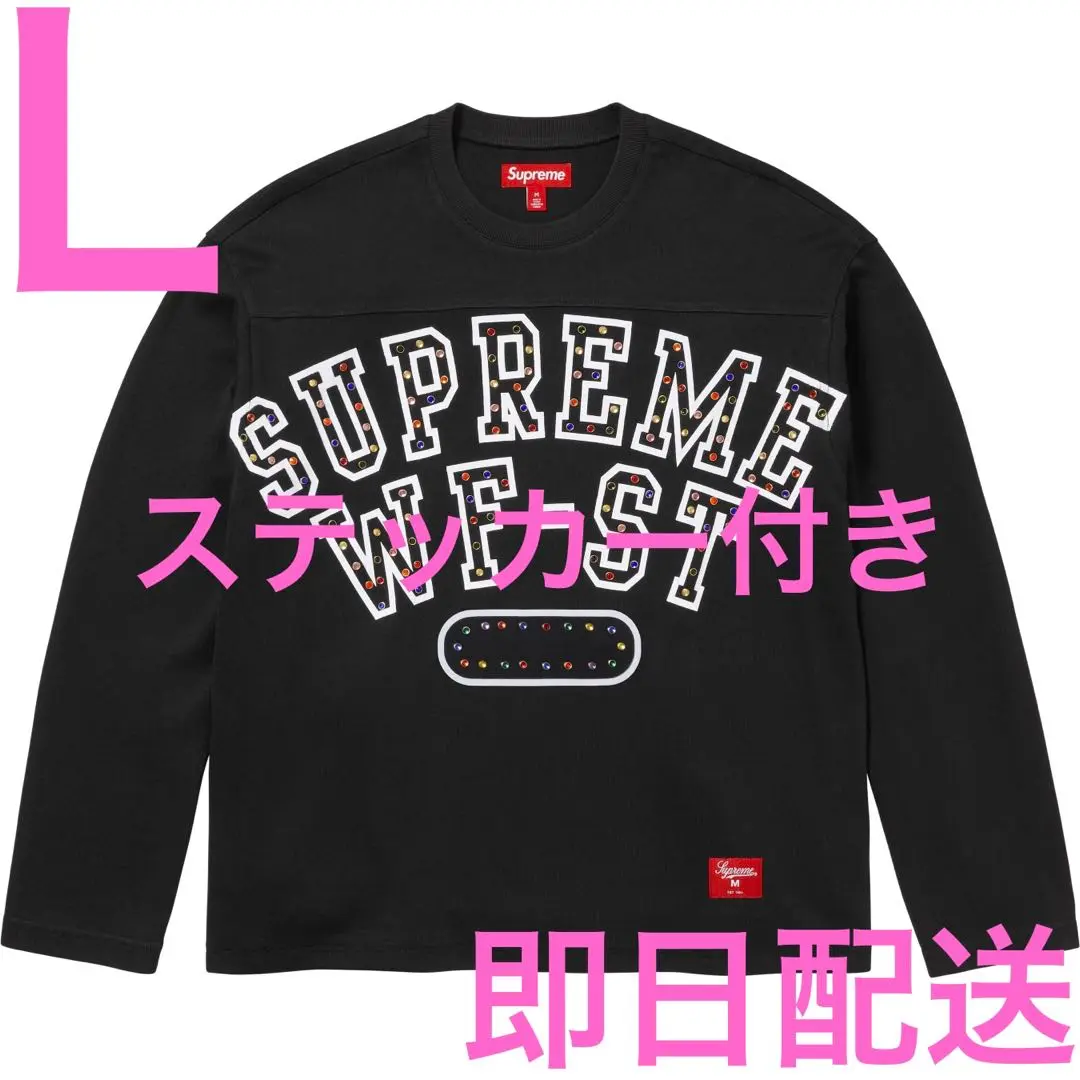 トップス Supreme Athletic Studded L/S Top \"Black Supreme Athletic Studded L S Top (FW24) - $118