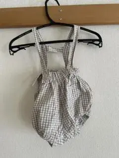 Thumbnail of Checkered suspender bodysuit
