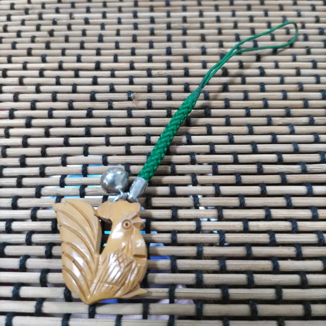 Thumbnail of Showa Retro Wooden Chicken Strap