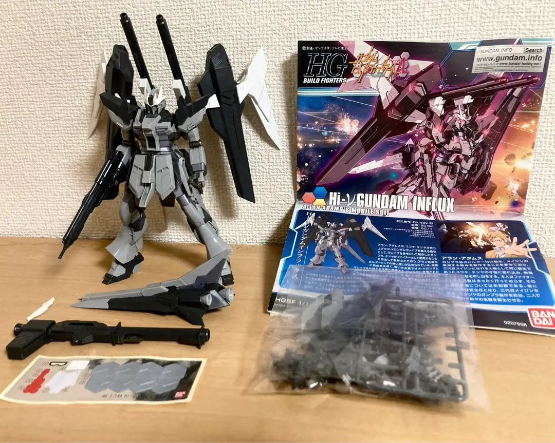 ガンプラ HGBF 1/144 Hi-νガンダムインフラックス　欠品有　ジャンク Amazon | HGBF 1/144 Hi-νガンダムインフラックス
