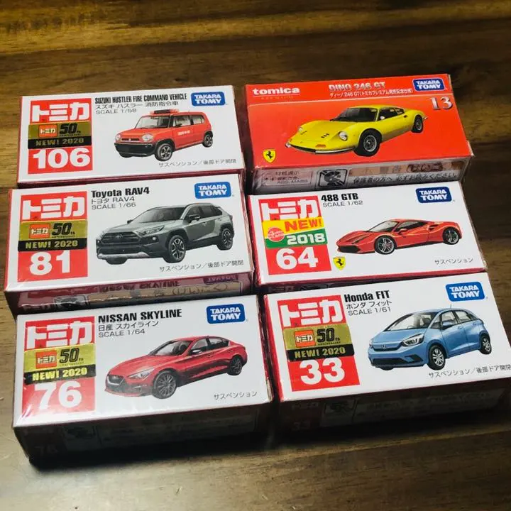Thumbnail of R554. New Tomica 50th Anniversary and Others - Set of 6