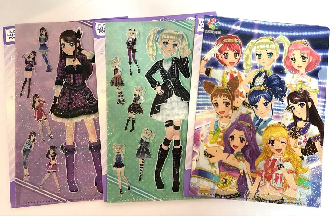 Thumbnail of Aikatsu! Gacha Clear File - Yurika Todo, Ran Shibuki, STAR☆ANIS