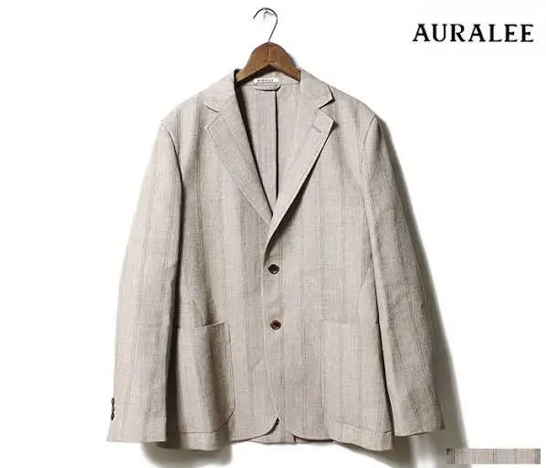 AURALEE / オーラリー | LINEN WOOL SILK SHARK SKIN SLACKS
