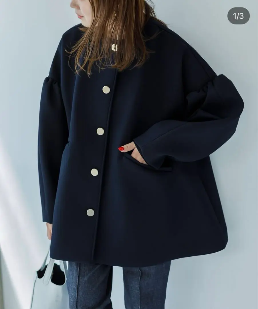 人気の LIten coat⭐︎フリーサイズ⭐︎ブラック tent ⭐︎Bonding ジャケット・アウター