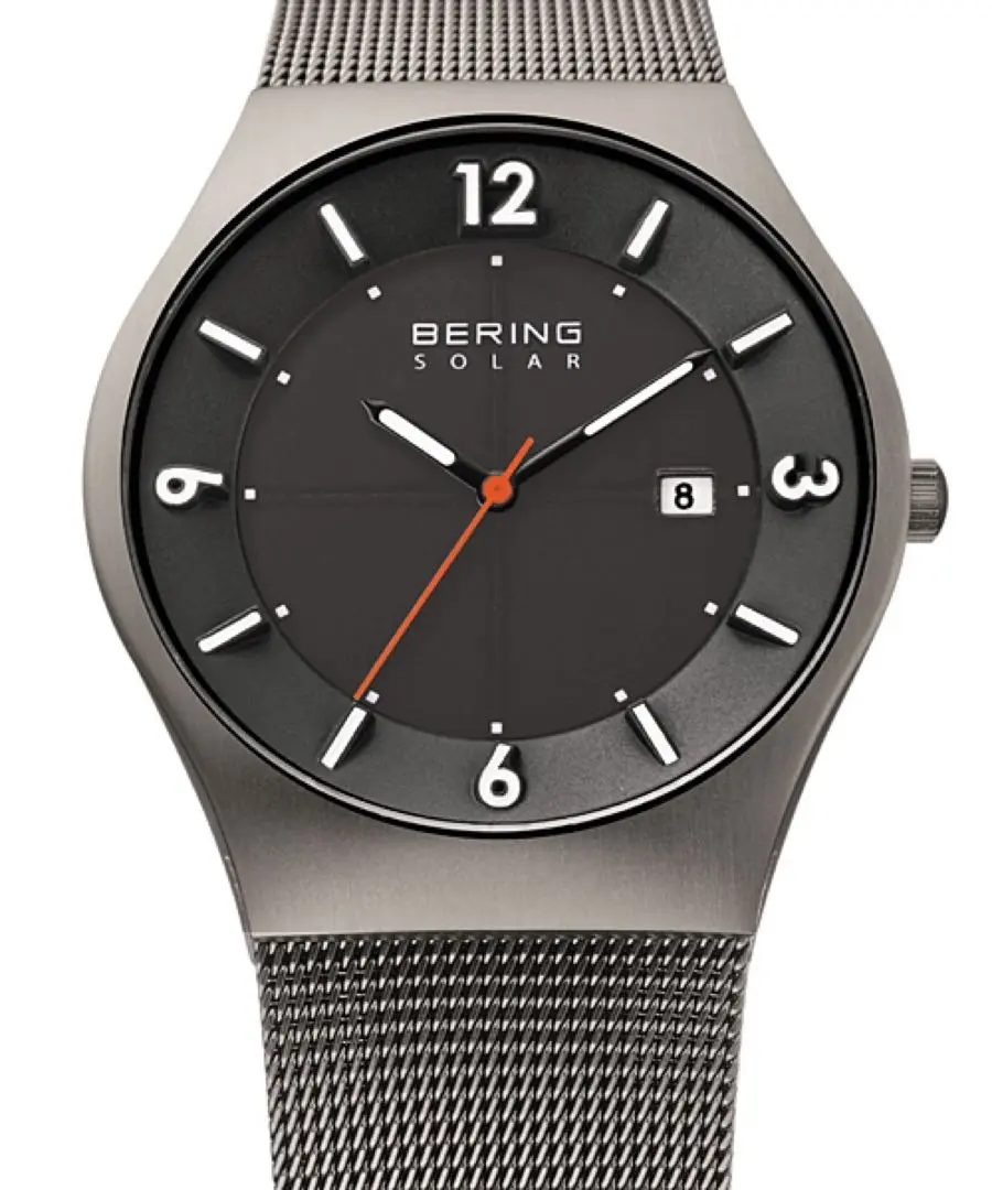BERING Mens 3D Solar Gray 14440-077 – 東京ウォッチスタイル