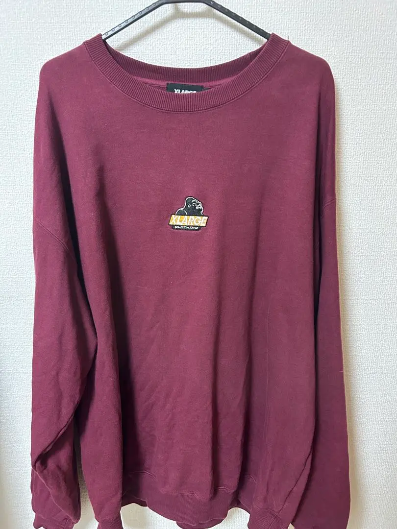 Thumbnail of Burgundy long-sleeved sweatshirt