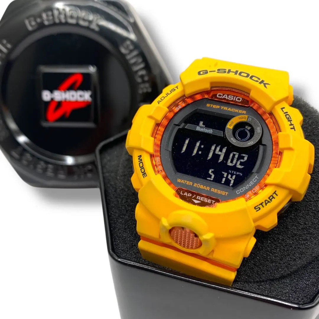 Thumbnail of Rare G-SHOCK GBD-800 Watch Orange Yellow Bluetooth