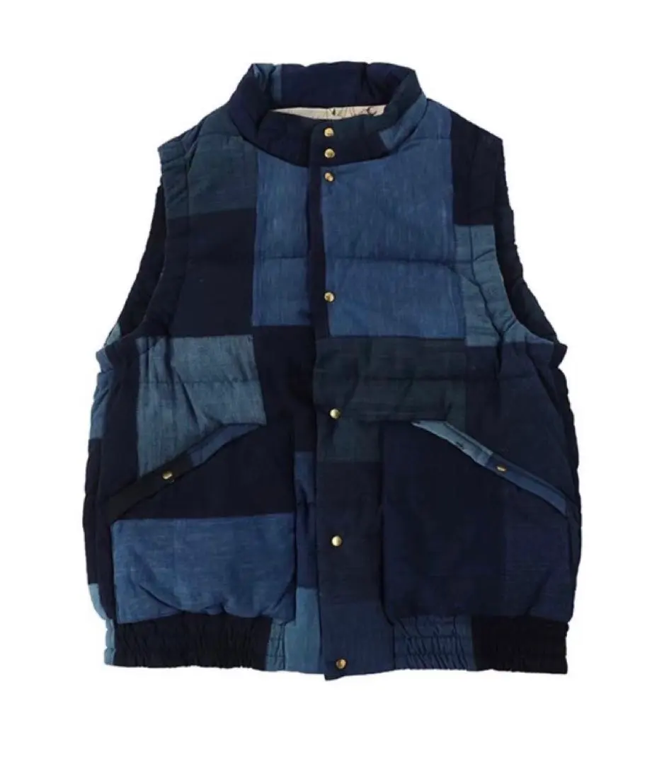 Visvim ベスト　ヴィズヴィム　ビズビム 中古・古着通販】VISVIM (ビズビム) STRABLER DOWN VEST ブルー