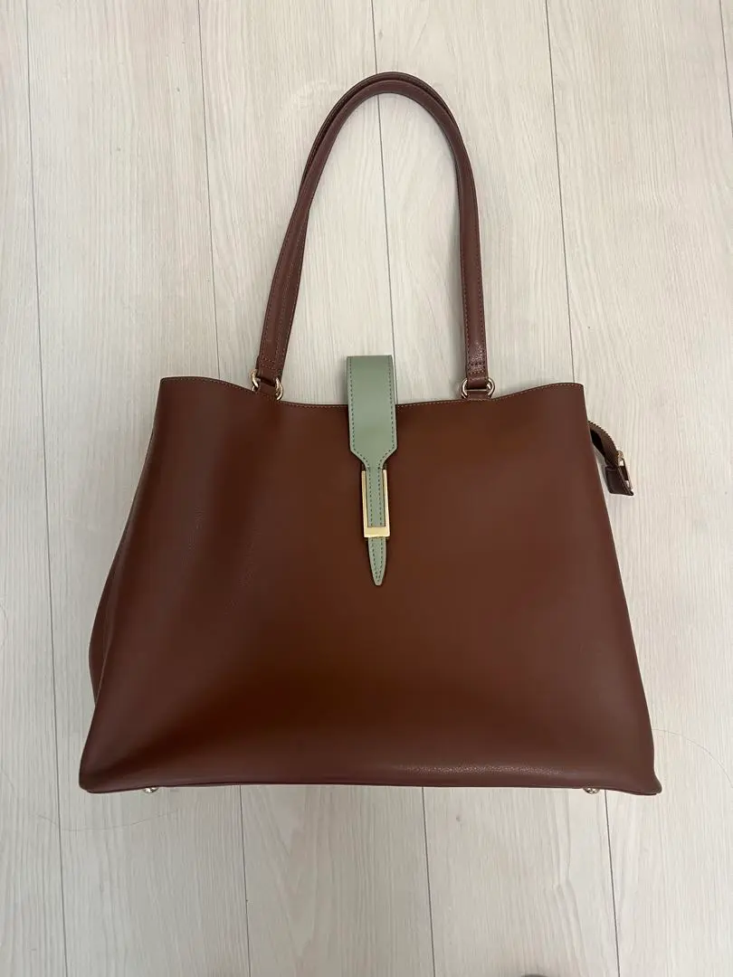 【新品】【12Twelve Agenda】mimiさんコラボ配色A4トートバッグ Mimi Special Collaboration】配色A4トートバッグ【通勤バッグ
