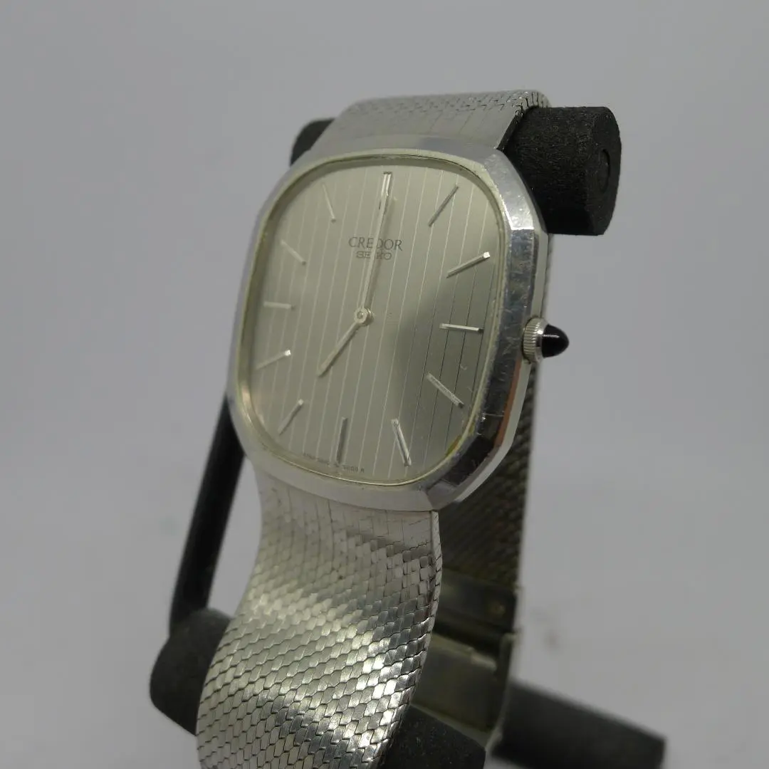 セイコー クレドール 5930-5000 GKFX016 メンズモデル Seiko Credor Vintage men's Watch 5930-5000 GKFX016 Silver