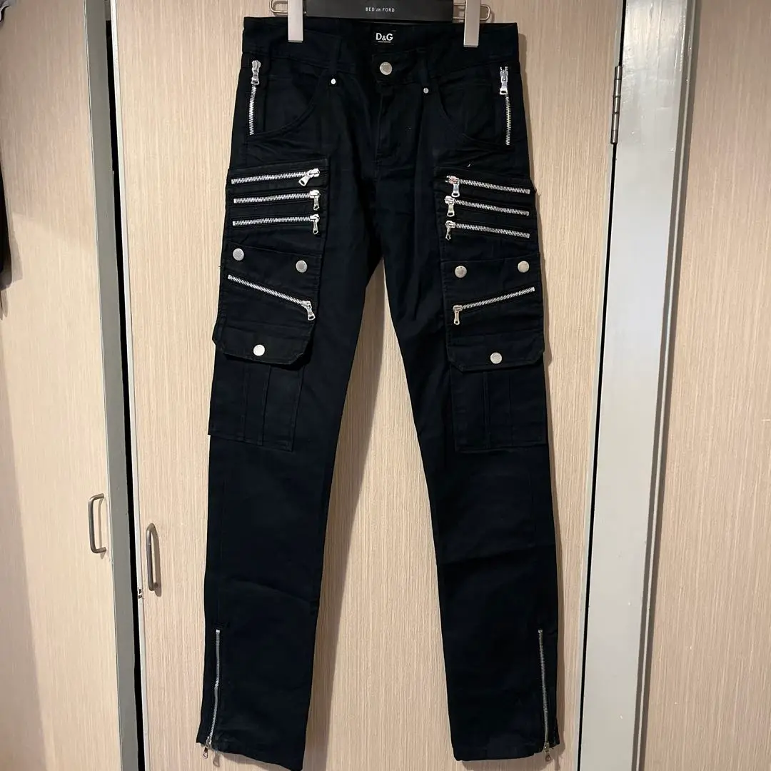 【名作】ドルチェ＆ガッバーナ　D＆G　パラシュート　ボンテージパンツ　ベージュ 145303371_o1.jpg?
