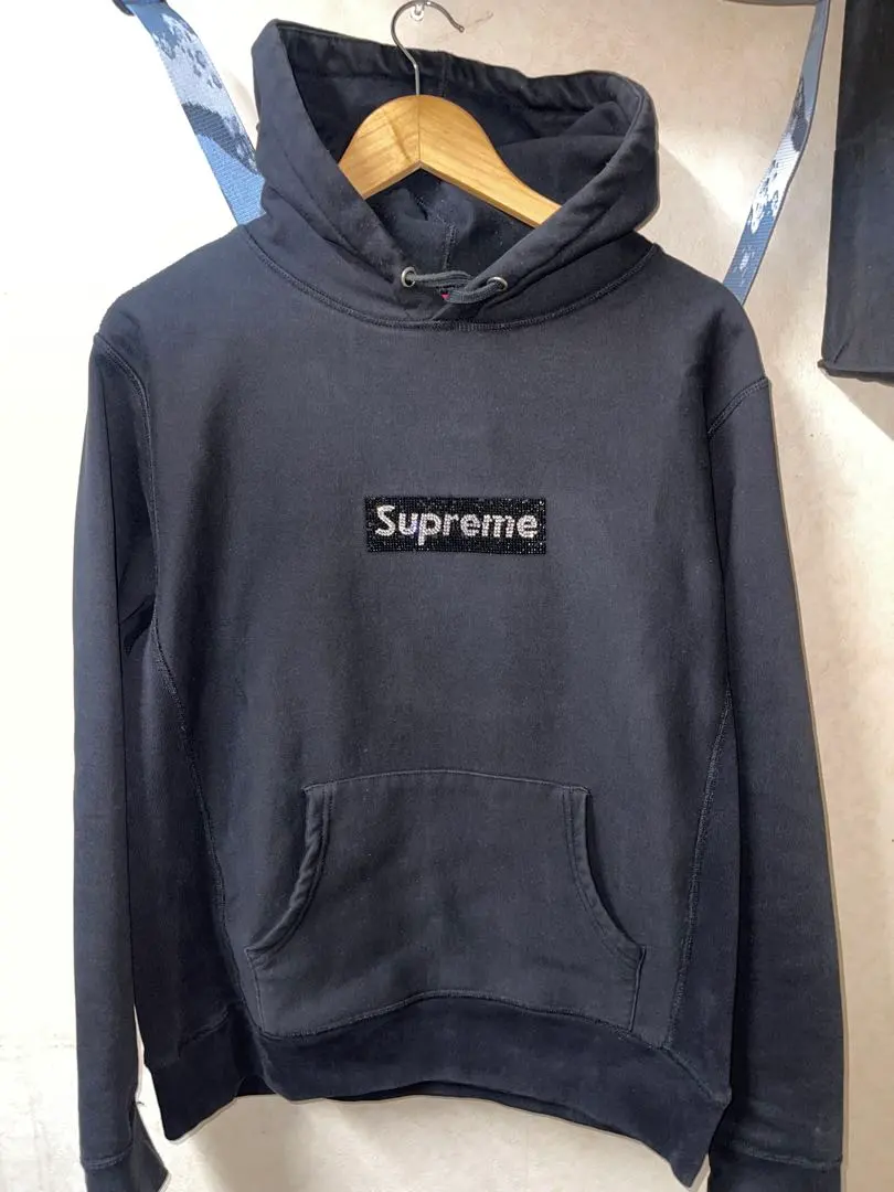 Thumbnail of Supreme Swarovski box logo hoodie