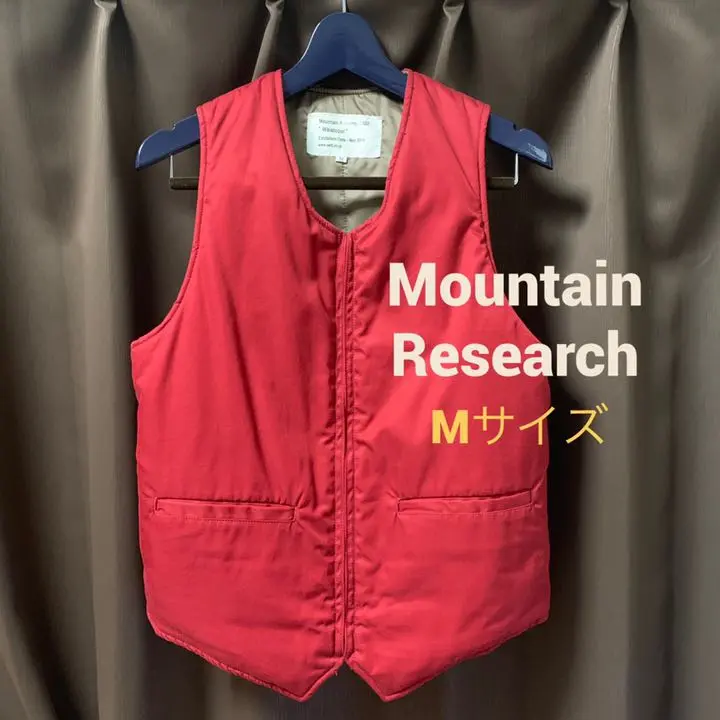★新品同様】MOUNTAIN RESEARCHキルティングAMMOベストMダウン biography ダウンベスト - メルカリ