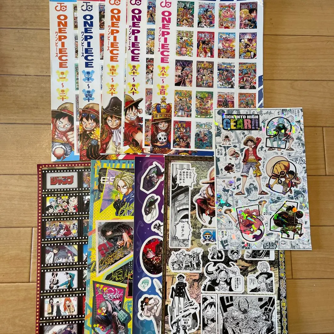 Thumbnail of Jump JUMP One Piece Complete Set & Tokyo Revengers Sticker Set (Not for Sale)