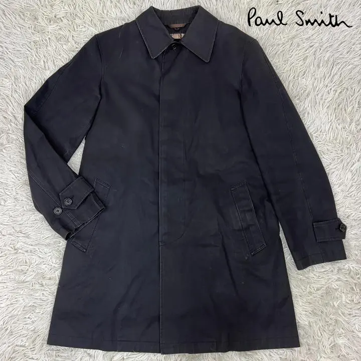 Thumbnail of Popular Paul Smith Stand Collar Coat with Liner and Multi-Stripe