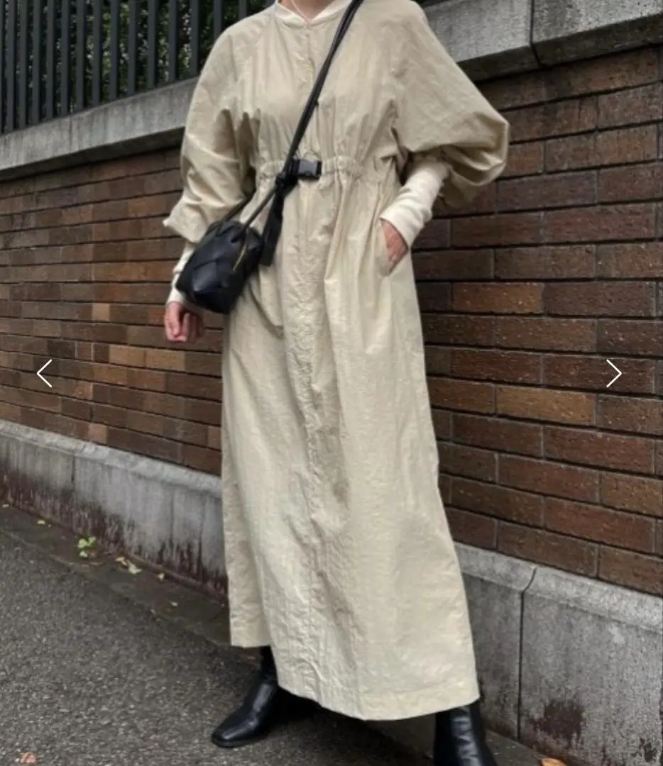 Thumbnail of WILLFULLY Long Sleeve Rib Sleeve Dress