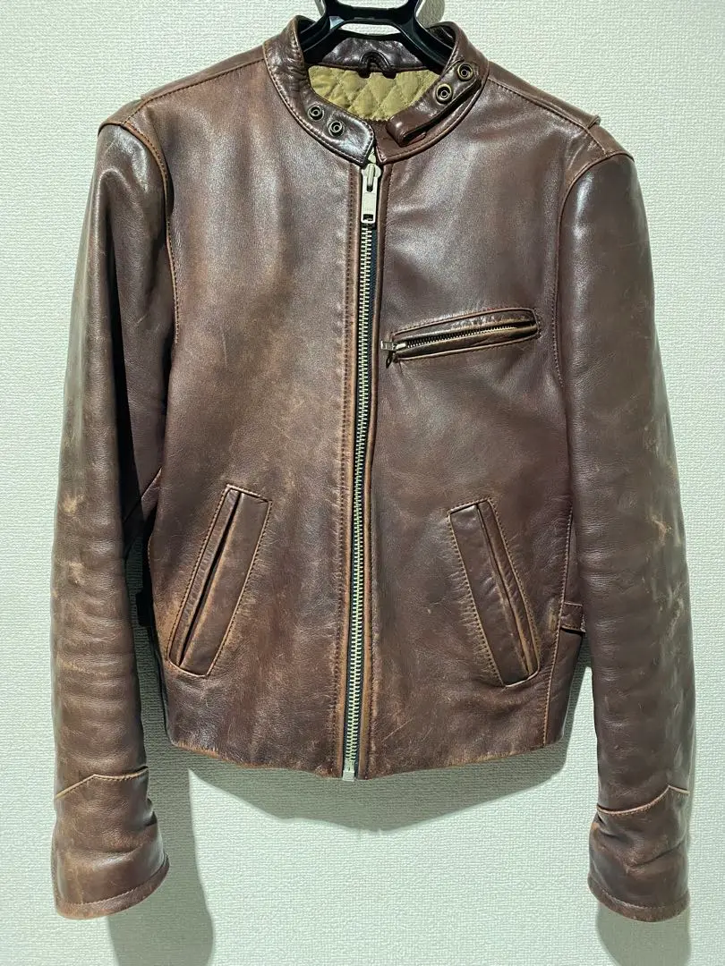 【TIME&TIDE / タイムアンドタイド】ヴィンテージ レザージャケット 美品】Time&Tide 牛革ジャケット ヴィンテージ 80年代当時物
