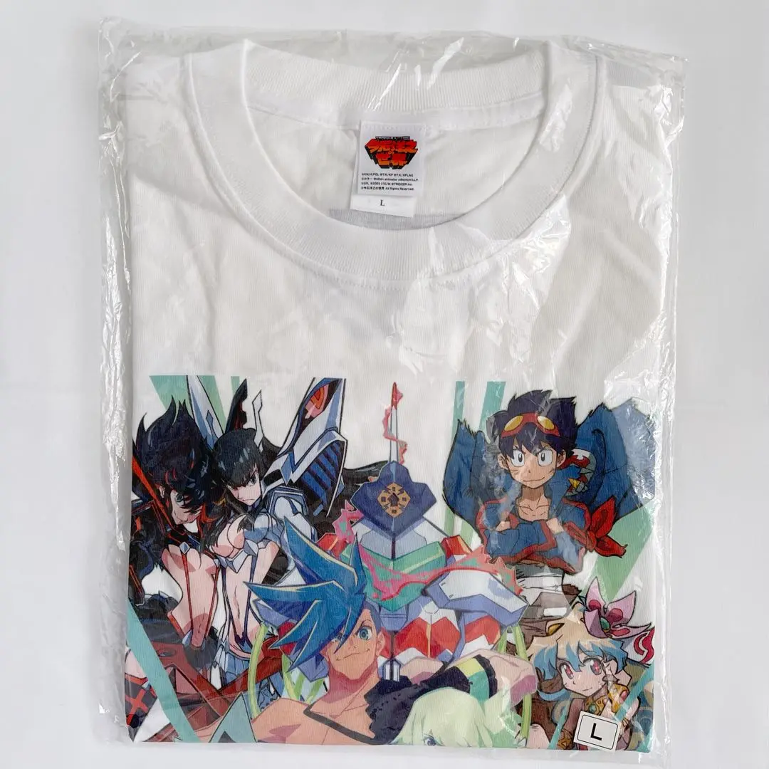今石洋之の世界 キービジュアル Tシャツ ホワイト 　Lサイズ 今石洋之の世界 キービジュアル Tシャツ ホワイト/ブラック