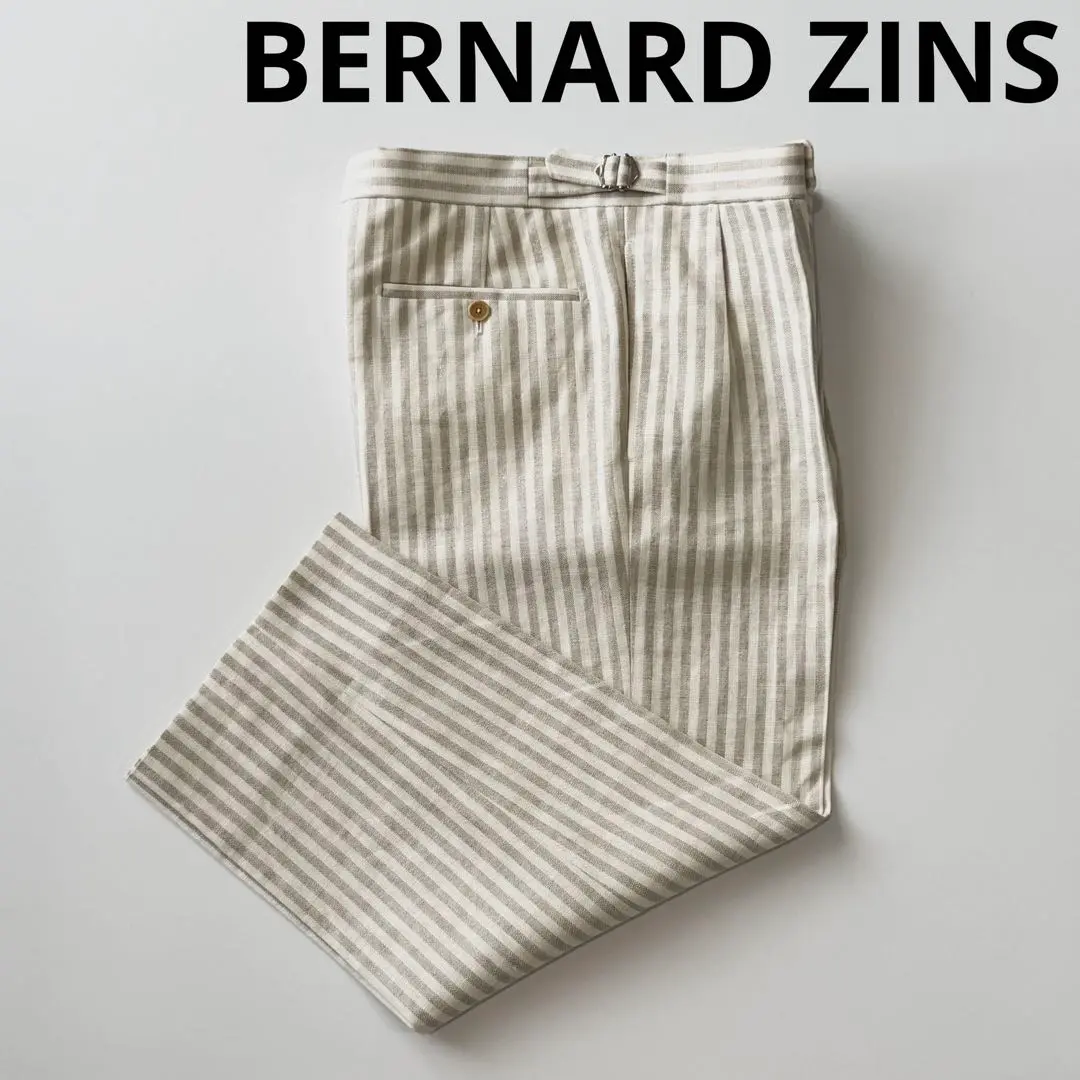 Bernard Zins ベルナールザンス 希少フランス製 コットンリネンパンツ 中古・古着通販】BERNARD ZINS (ベルナール ザンス) BRUCE
