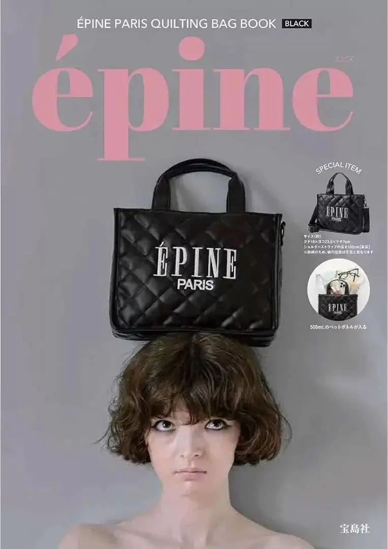 epine バッグ　黒 epine 新品 エピヌ original canvas tote bag トートバッグ