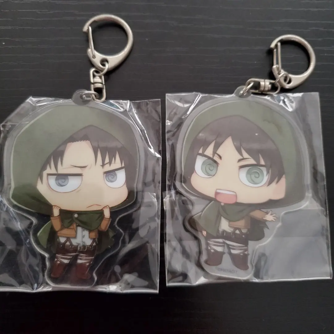 Thumbnail of Attack on Titan Acrylic Keychains - Eren, Levi, 2 Types