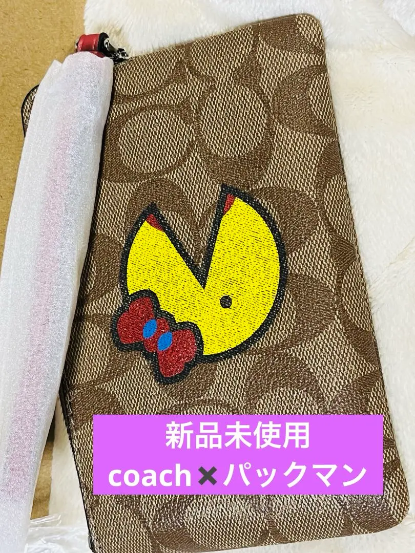 値引 ゴースト パックマン ☆希少☆COACH 二つ折り財布 メルカリ