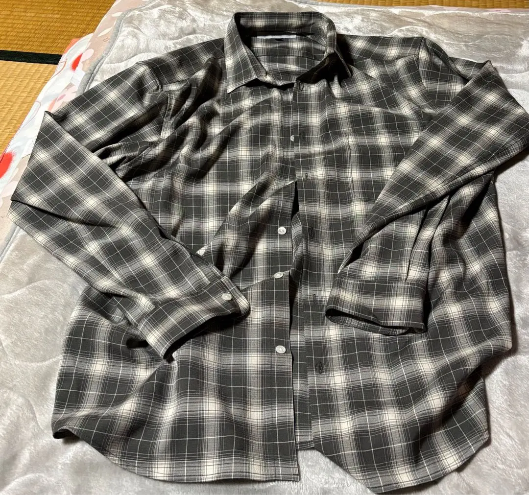 Thumbnail of URBAN RESEARCH ROSSO Checkered Long Sleeve Shirt, Size L