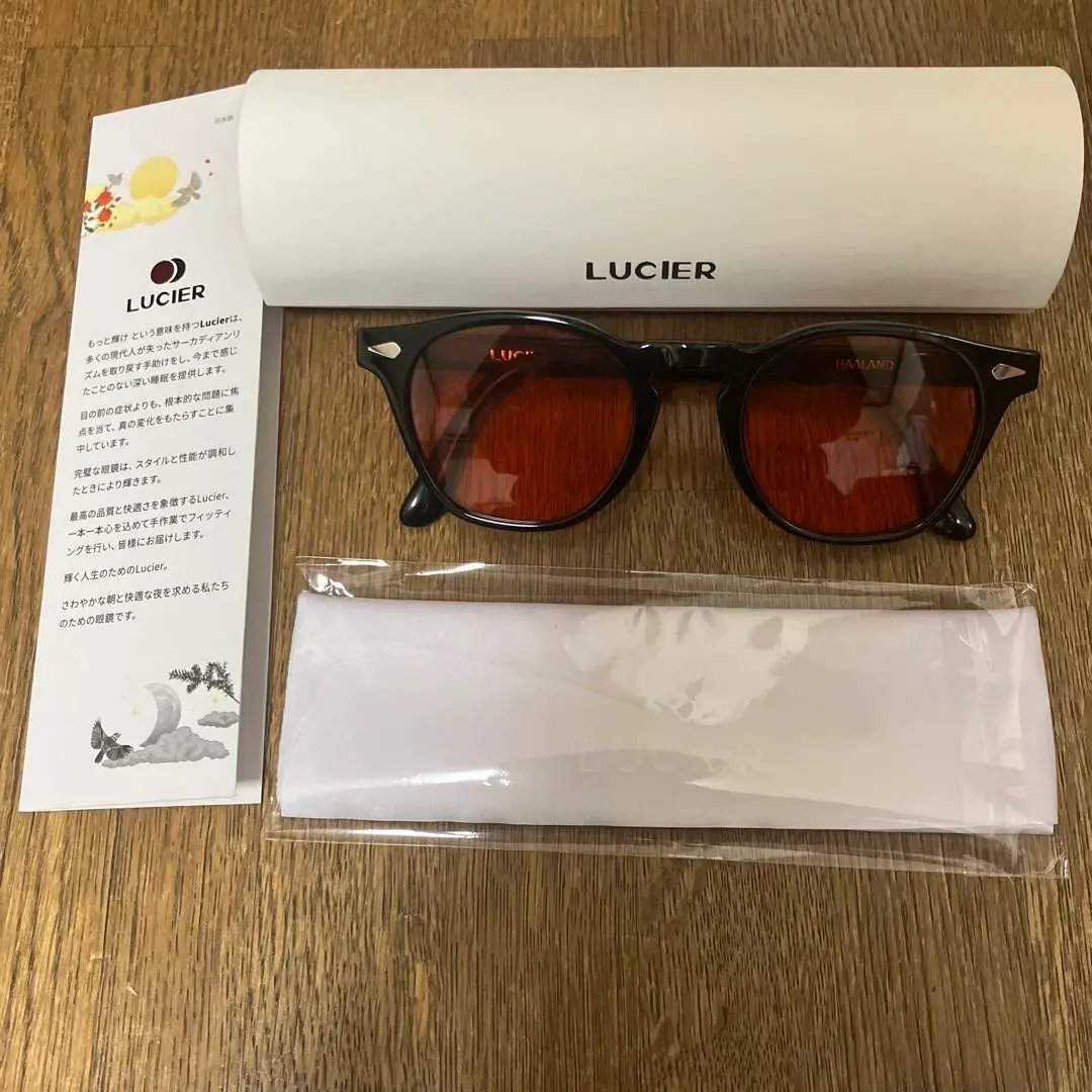 【新品未使用】 LUCIER ルシエール サングラス　HAALAND BLACK ルシエール LUCIER ナイトグラス サングラス - メルカリ
