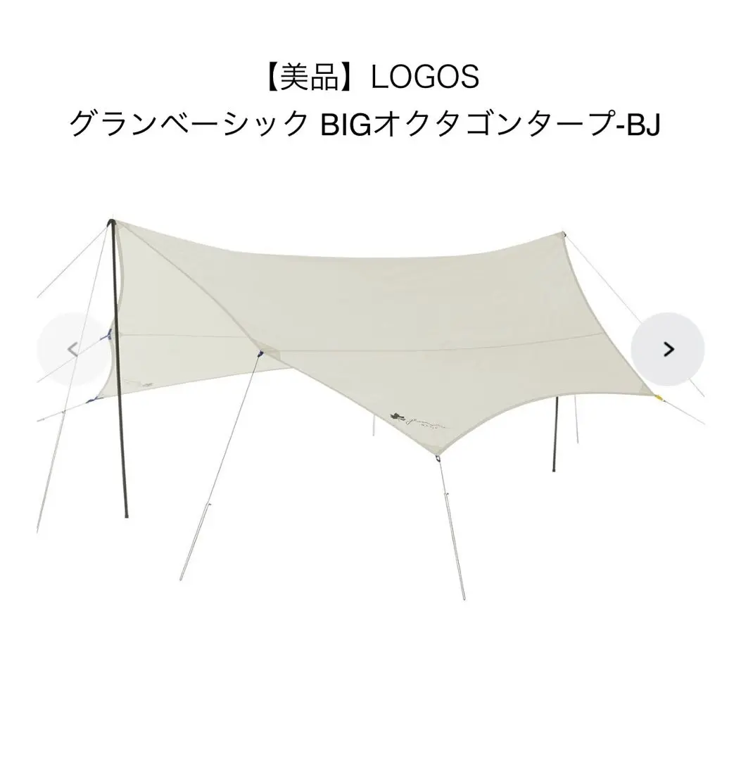 【美品】ロゴス グランベーシック BIGオクタゴン-AG タープ 付属品完備 ロゴス グランベーシック BIGオクタゴン-AG タープ