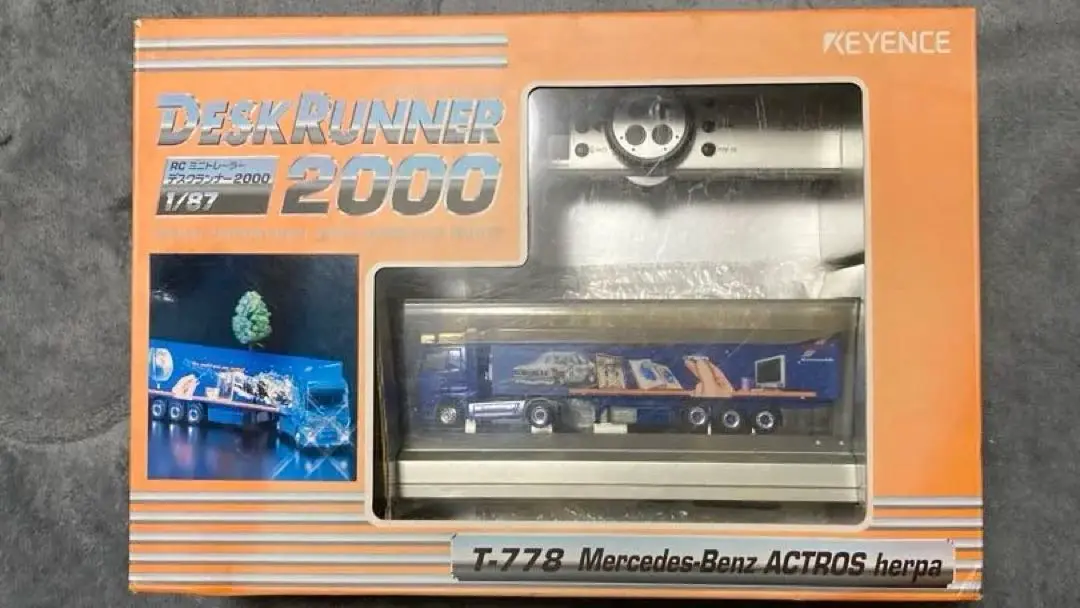 KEYENCE キーエンス デスクランナー 1/87 RCミニトレーラー