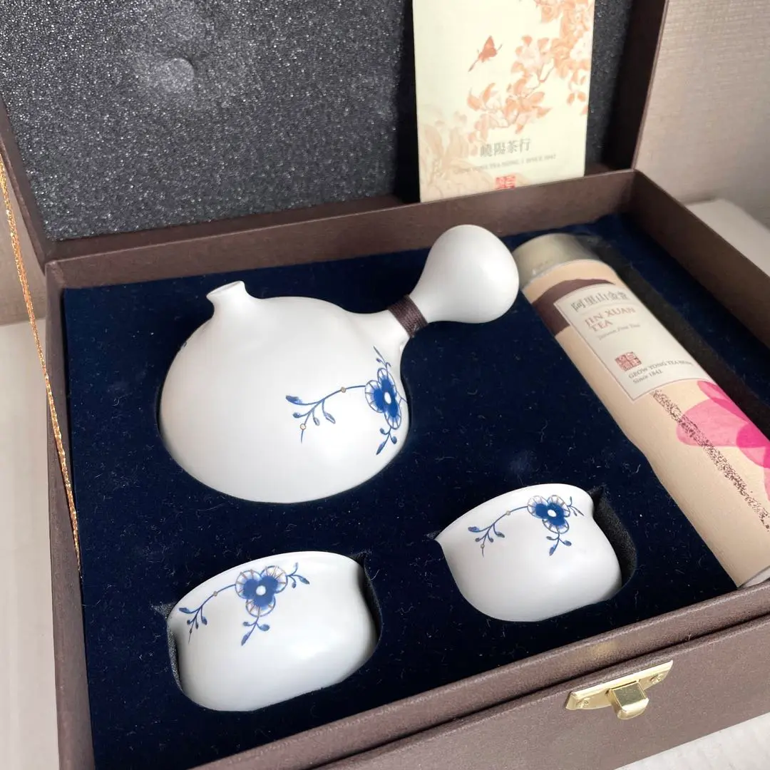 未使用】台湾宜龍 EILONG/イーロン 携帯用 茶器セット 6客 台湾