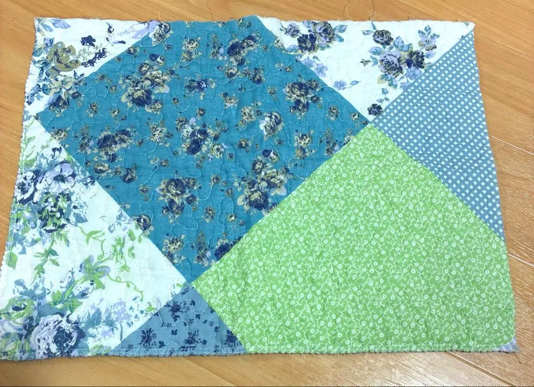 Thumbnail of New, Unused Quilted Fabric - Roses - Remnants - For those who like Laura Ashley?