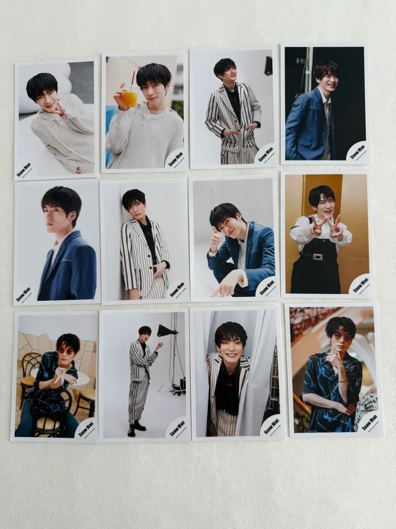 Thumbnail of Snow Man Tatsuya Fukazawa Official Photo 12-Piece Set