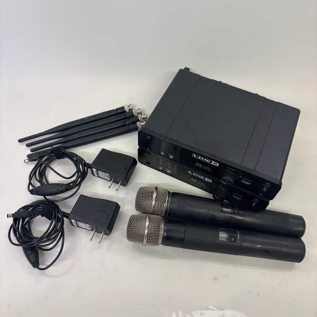 M*様 再出品 [動作確認済]LINE 6 XD-V55 ワイヤレスマイク3セッ Yahoo!オークション -「line6 xd-v55」の落札相場・落札価格