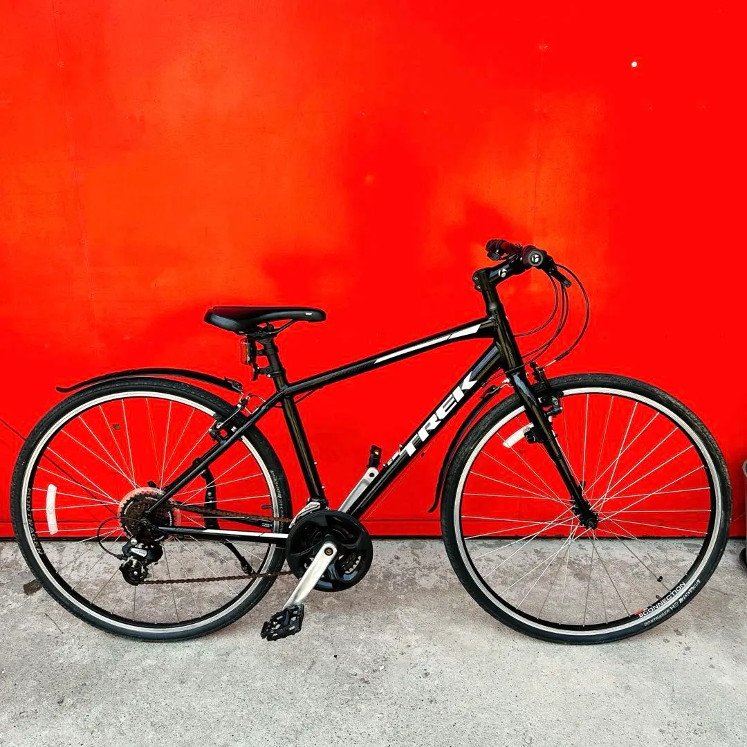 モリ 引取限定 付属品多数有 2017 Trek fx1 クロスバイク TREK ( トレック ) クロスバイク FX 1 DISC ブラック XS