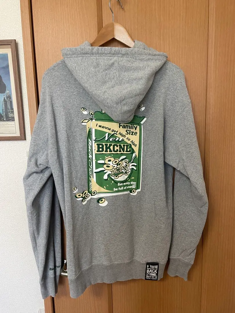 バックチャンネル　パーカー バックチャンネル オフィシャル ロゴ プルオーバー パーカー