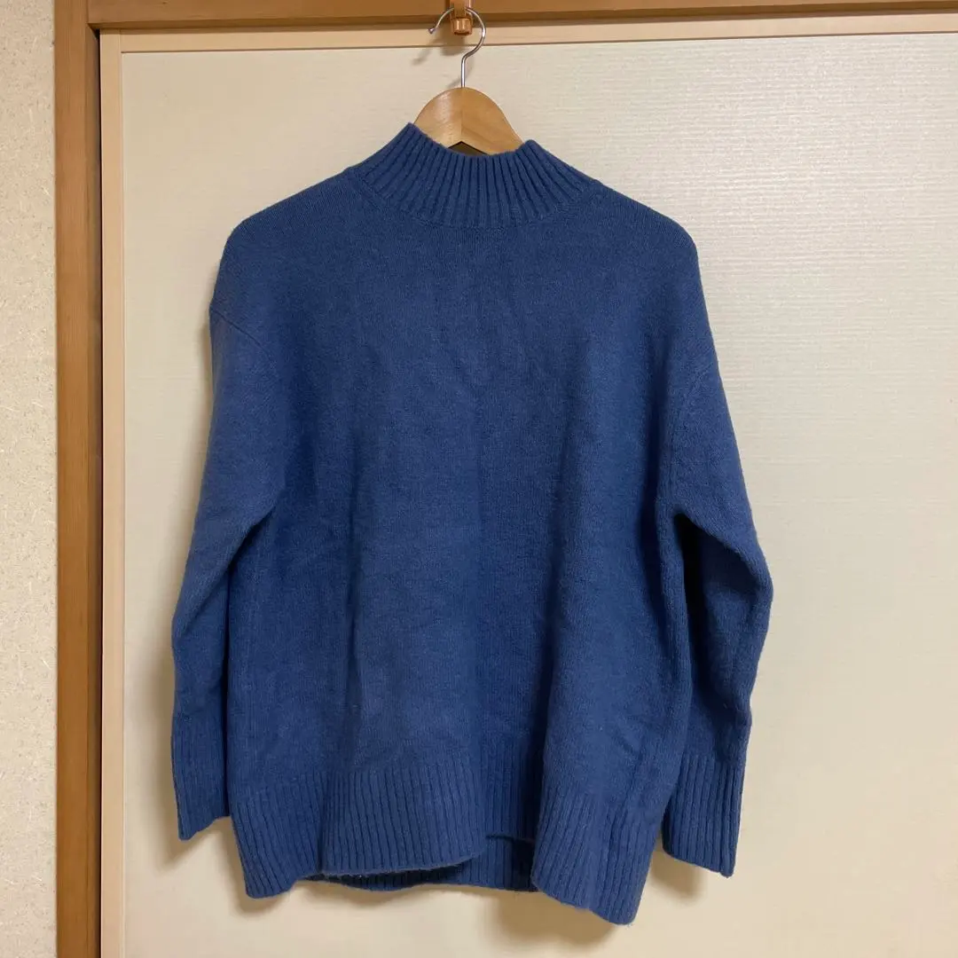 Thumbnail of GU Blue Turtleneck Sweater