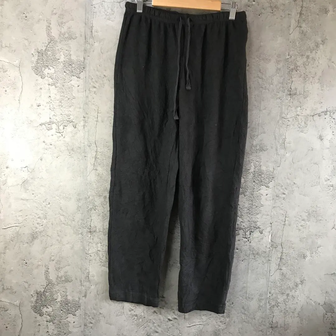 Thumbnail of Y5751 Vintage Solid Color Pants Pajama Pants Charcoal 90s Y2K