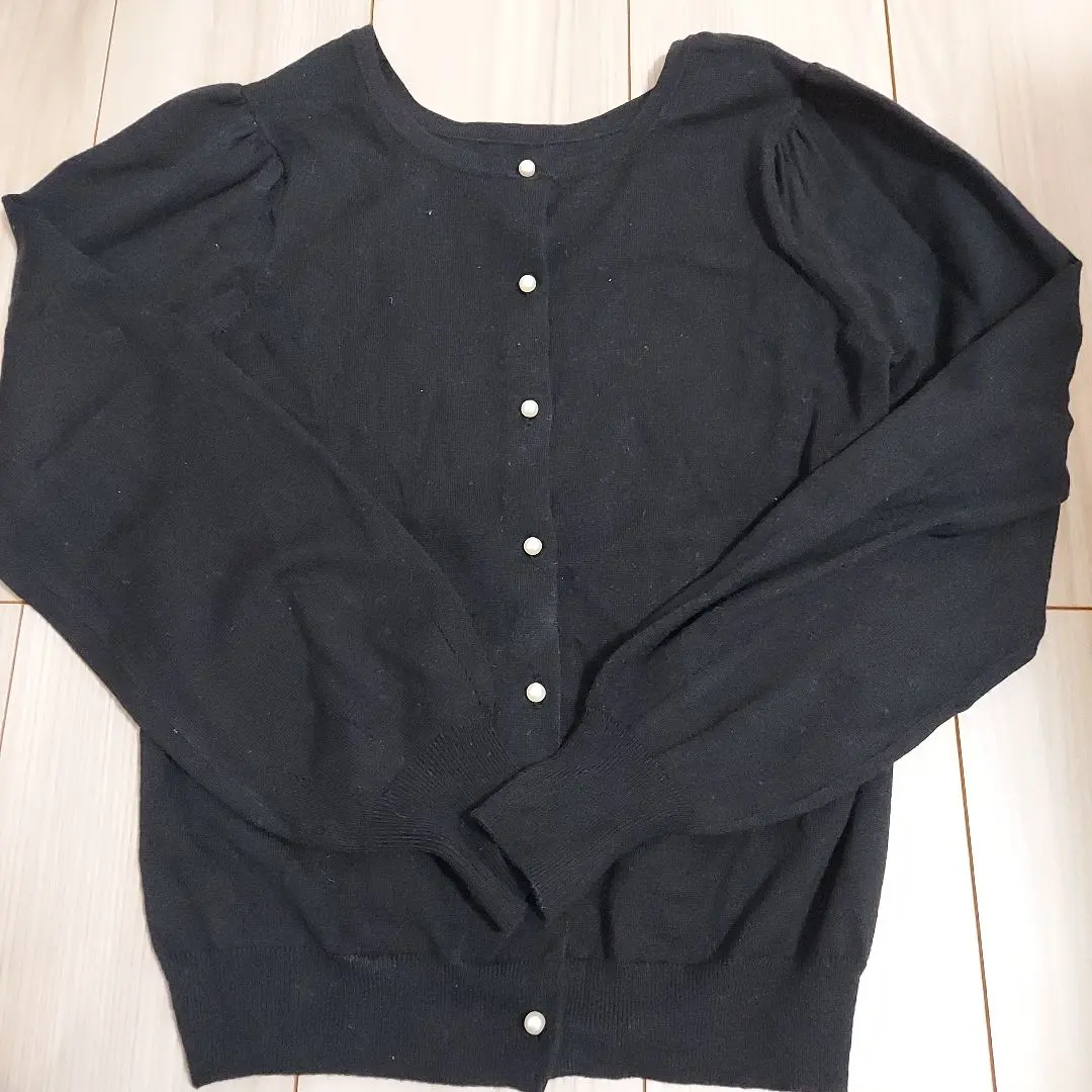 Thumbnail of Black knit cardigan, beautiful condition